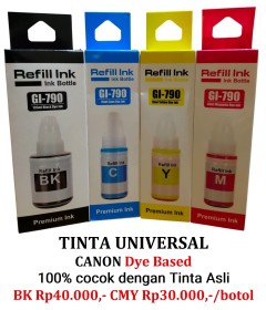 Tinta Refill Compatible Canon 790